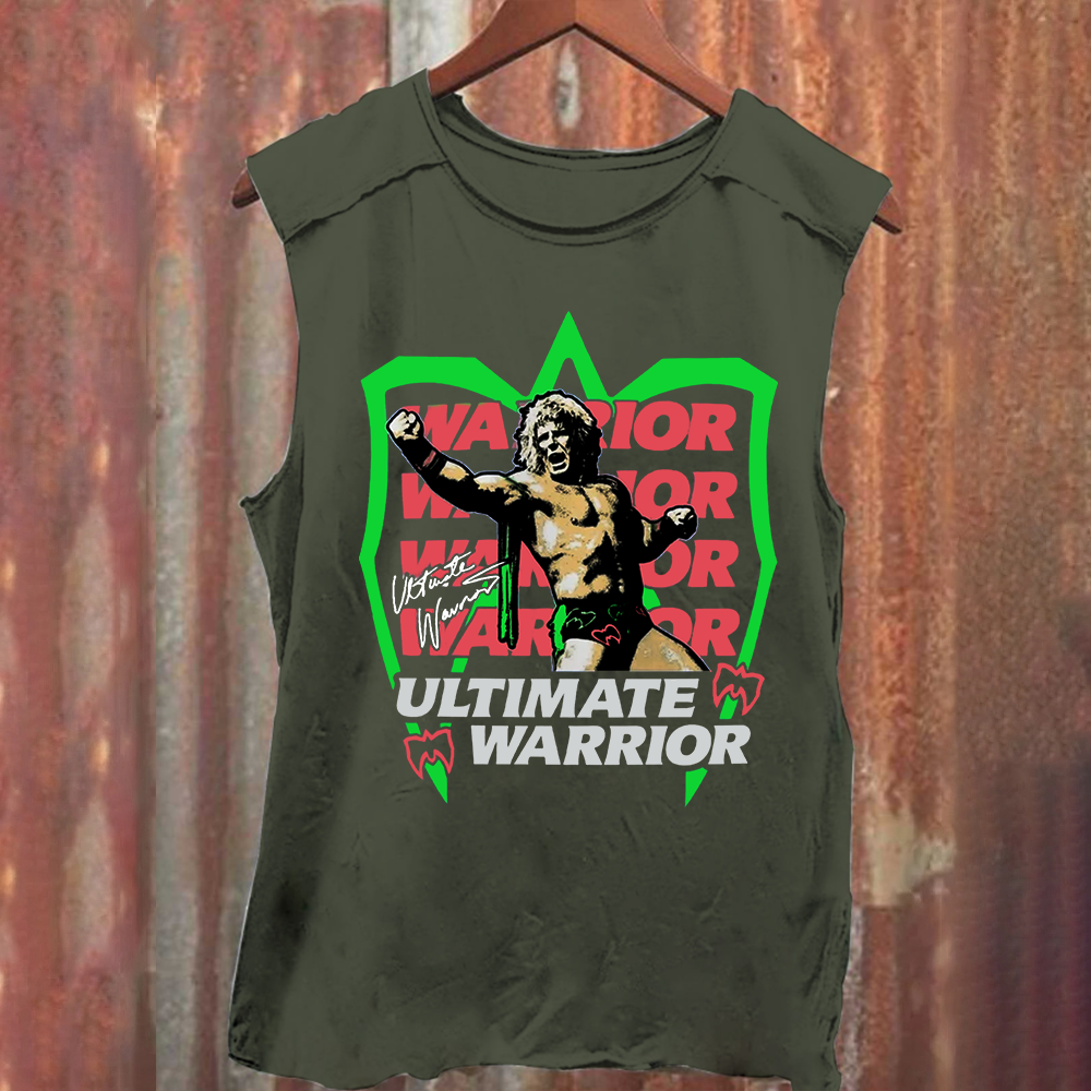 WWE Ultimate Warrior Wrestling Casual Printed Tank Top