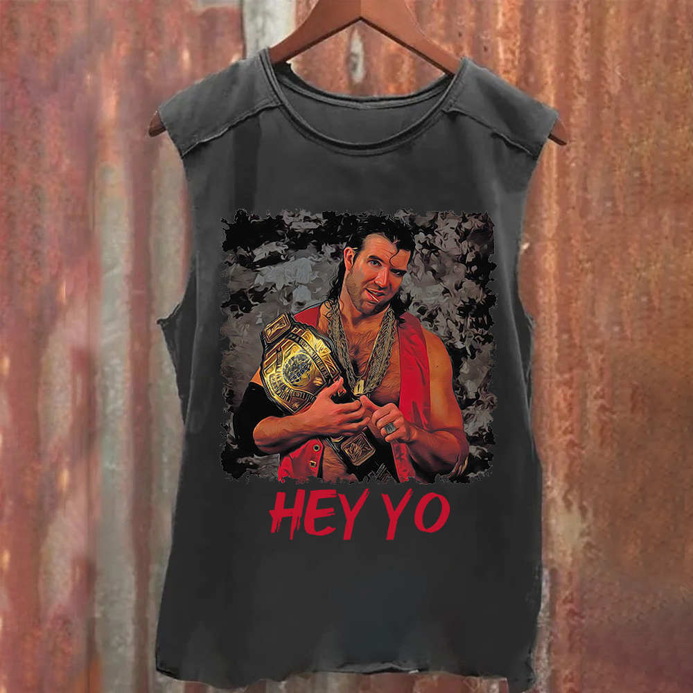 WWE Razor Ramon-Scott Hall HEY YO Casual Printed Tank Top