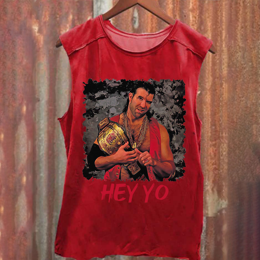 WWE Razor Ramon-Scott Hall HEY YO Casual Printed Tank Top