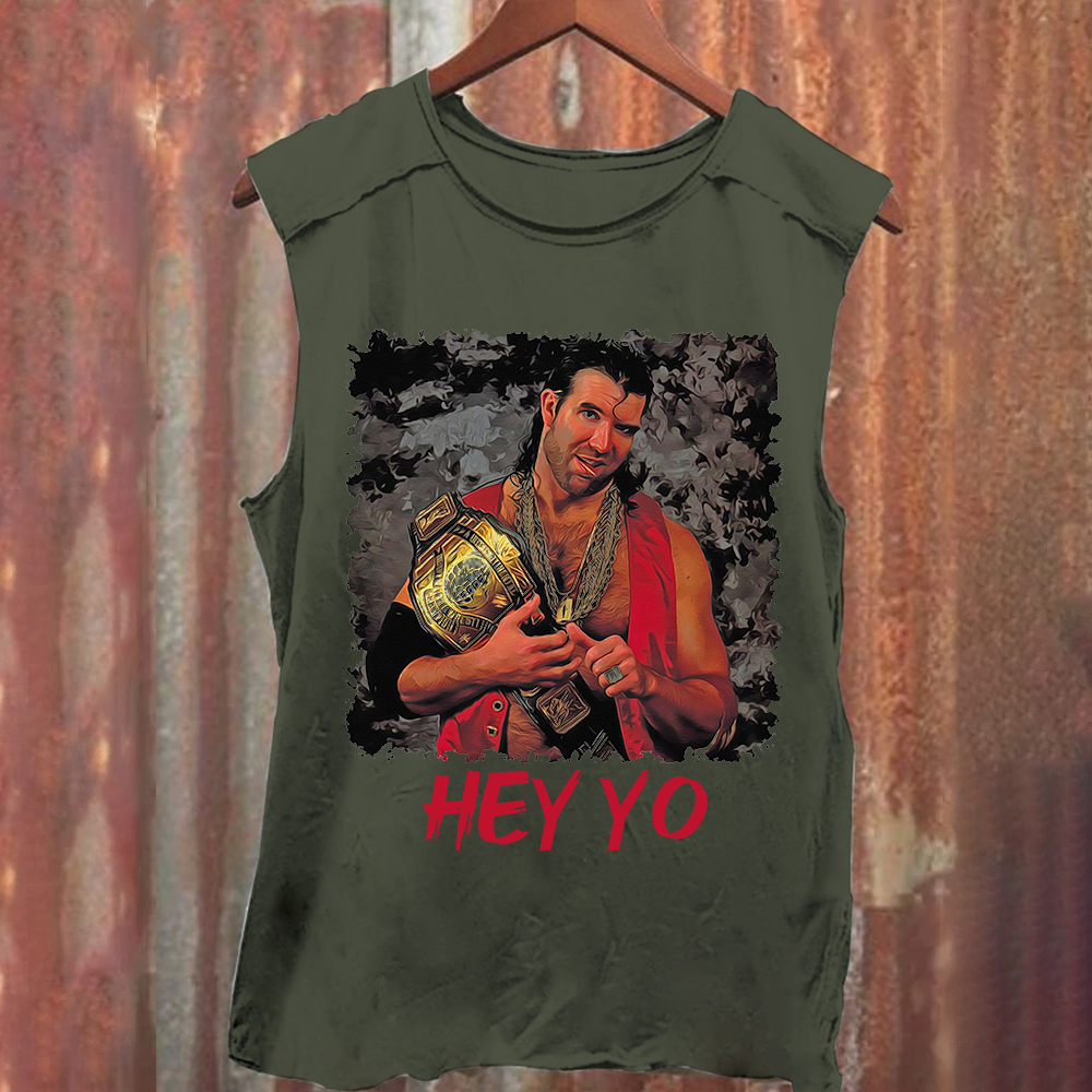 WWE Razor Ramon-Scott Hall HEY YO Casual Printed Tank Top