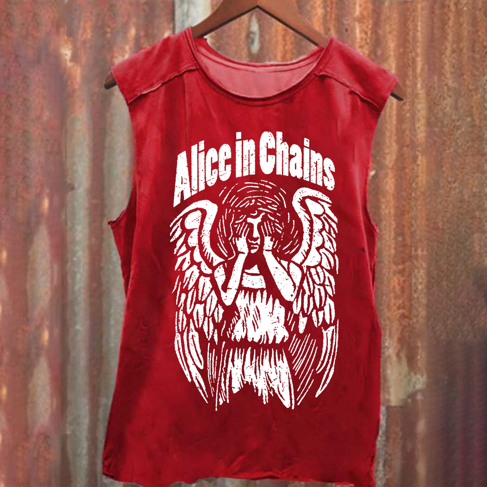 Unisex Vintage Alice In Chains Tank Top