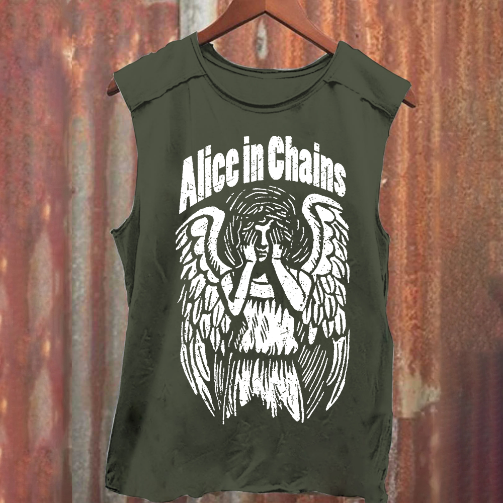 Unisex Vintage Alice In Chains Tank Top