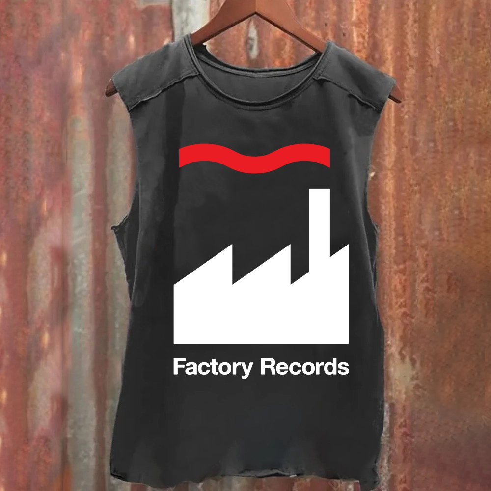 Unisex Factory Records Company Tank Top