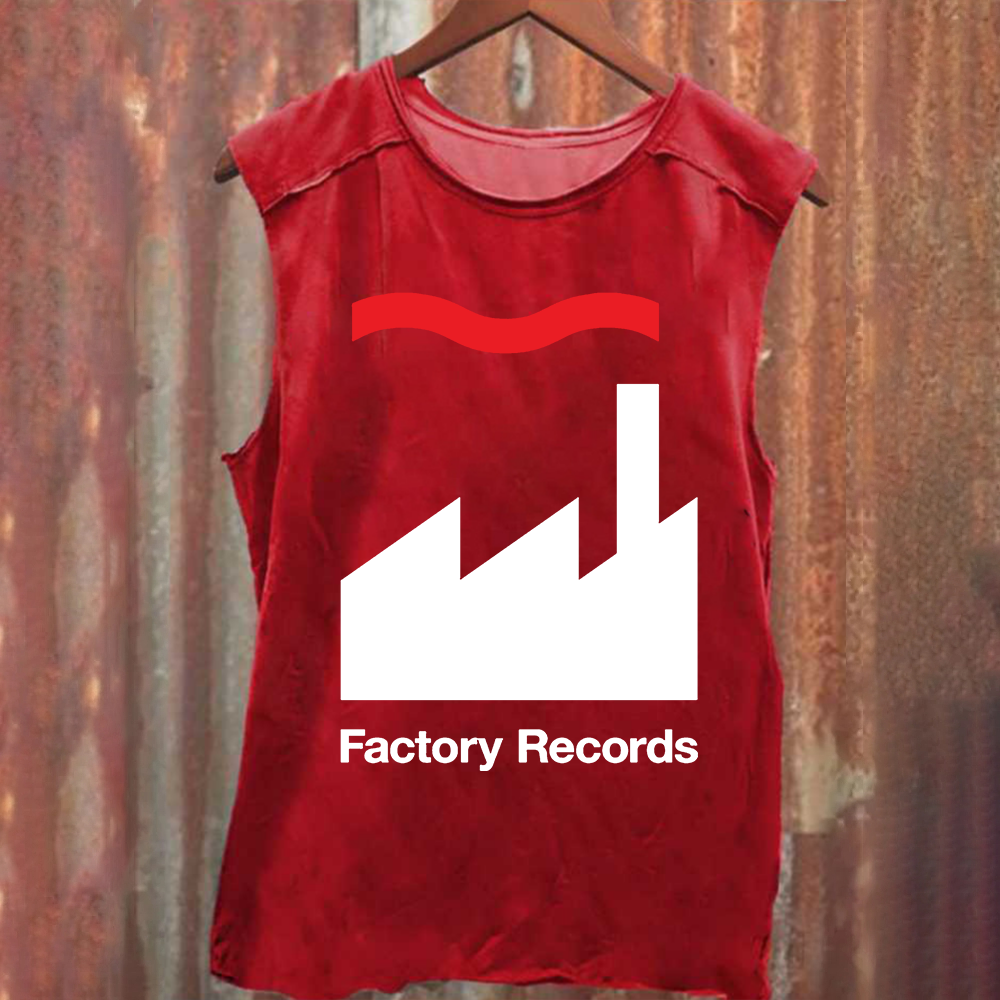 Unisex Factory Records Company Tank Top