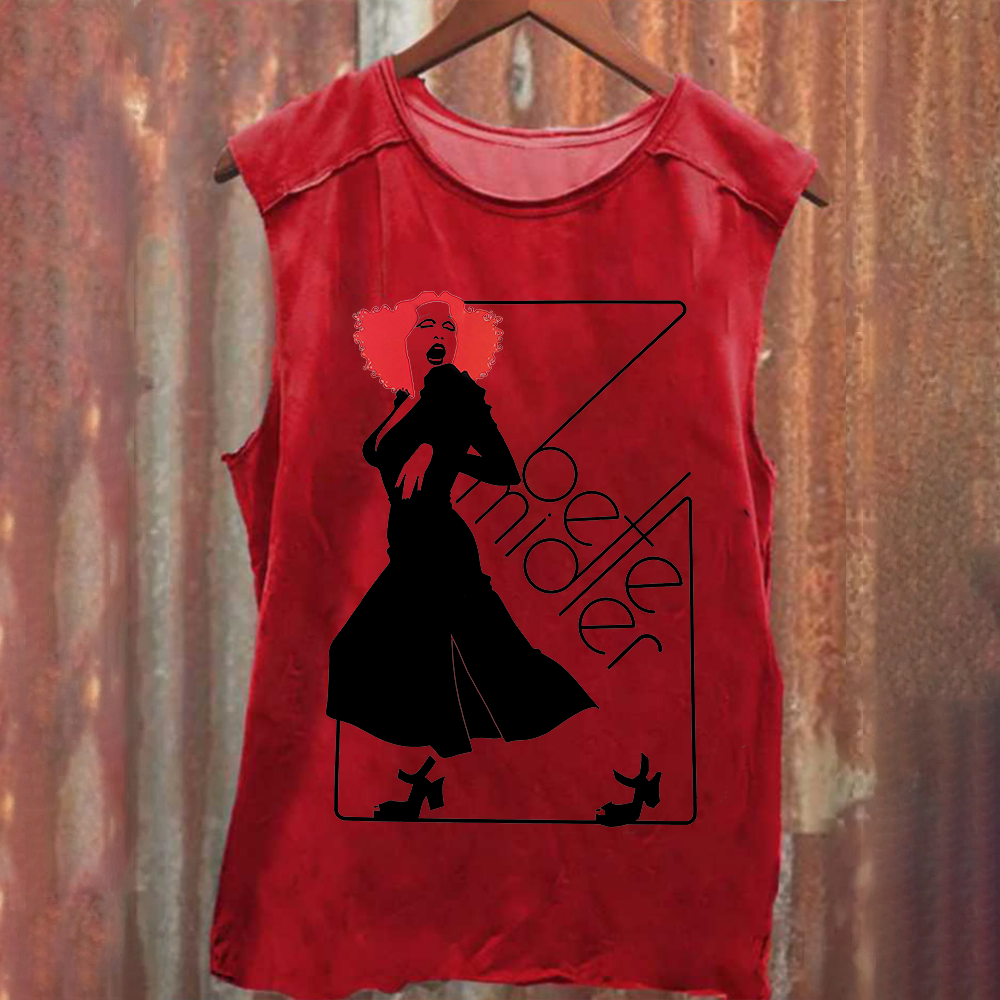 Bette Midler Singer Vintage Tank Top