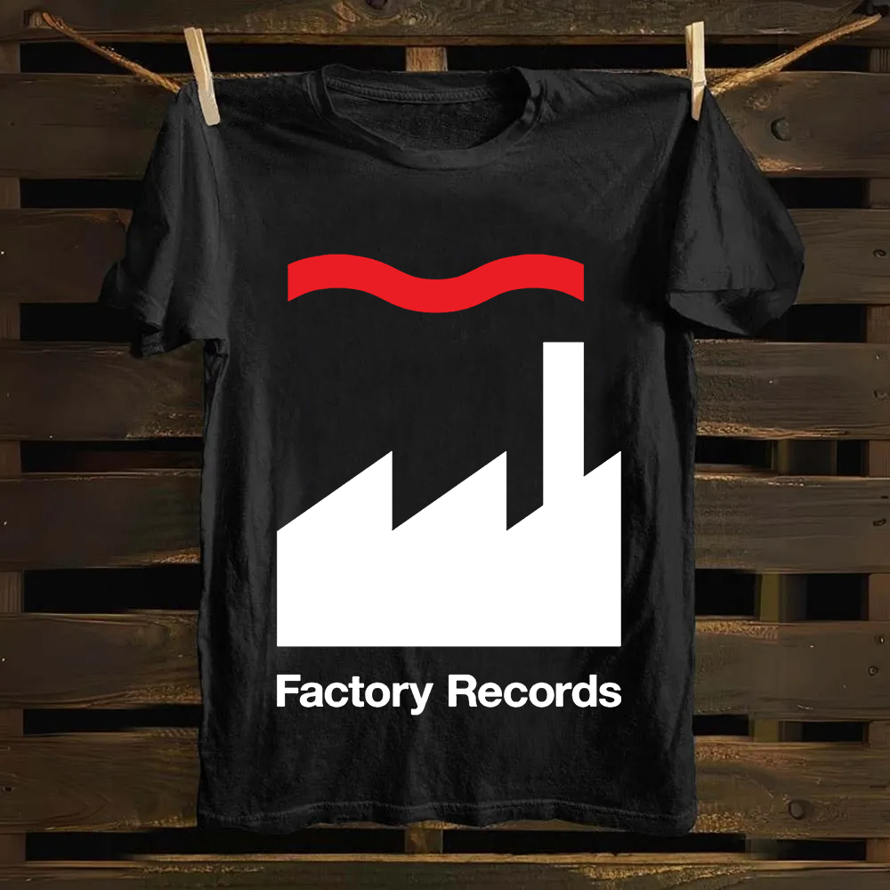 Unisex Factory Records Company Cotton T-Shirt