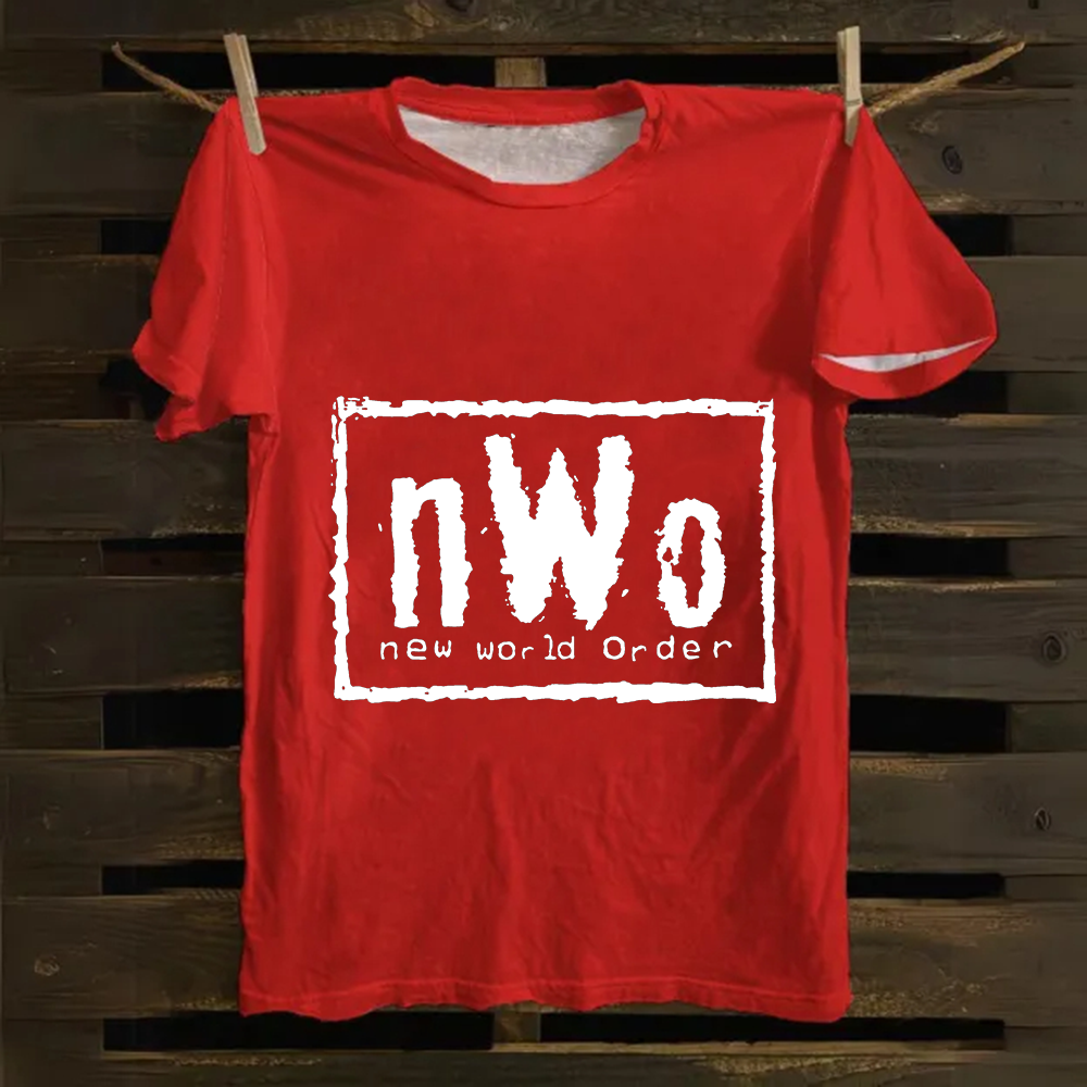 Wrestling  Cotton Nwo New World Order WWE T-Shirt