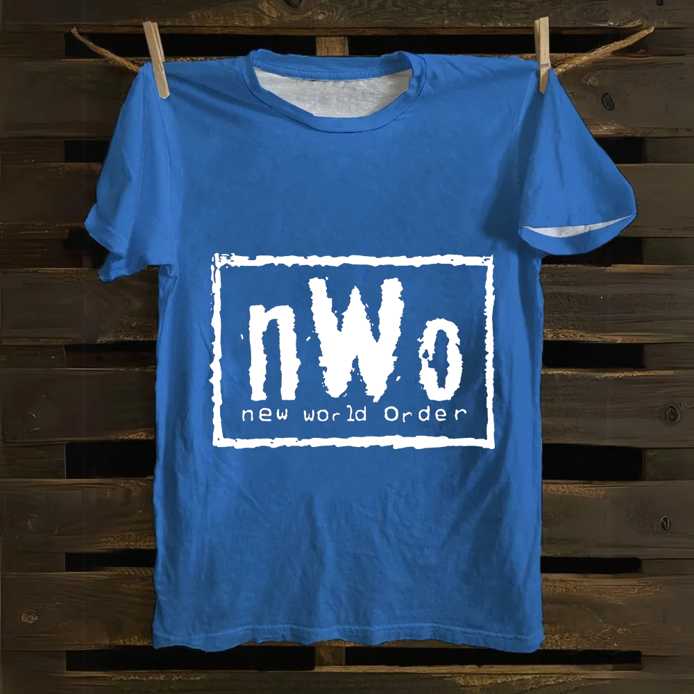 Wrestling  Cotton Nwo New World Order WWE T-Shirt
