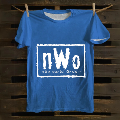 Wrestling  Cotton Nwo New World Order WWE T-Shirt