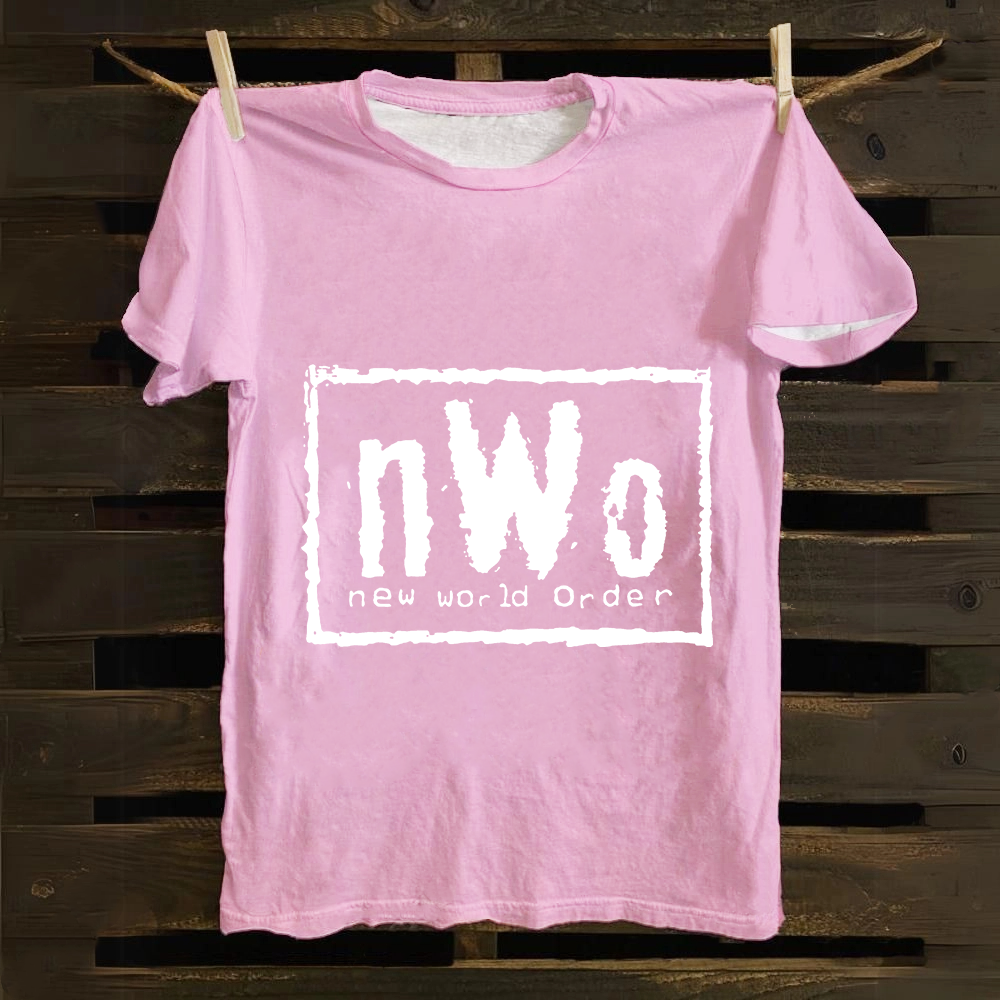 Wrestling  Cotton Nwo New World Order WWE T-Shirt