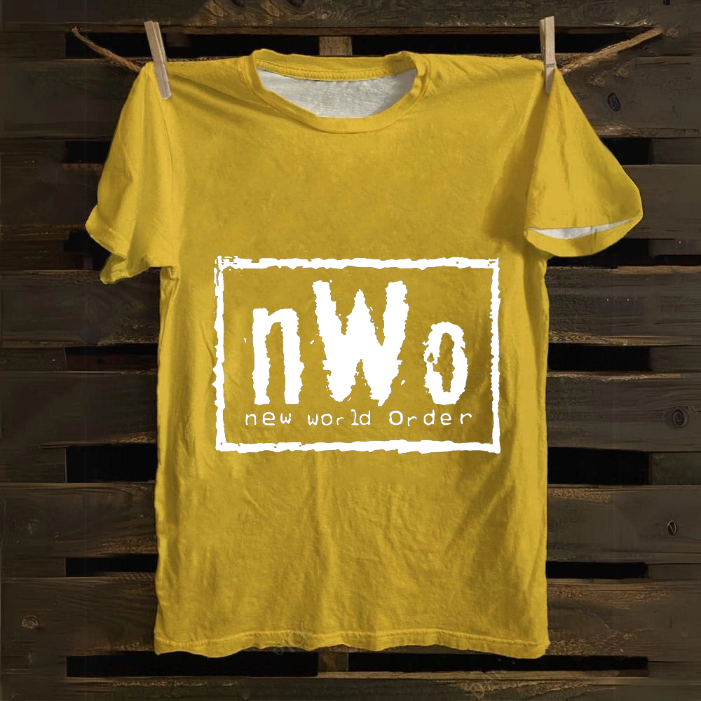 Wrestling  Cotton Nwo New World Order WWE T-Shirt