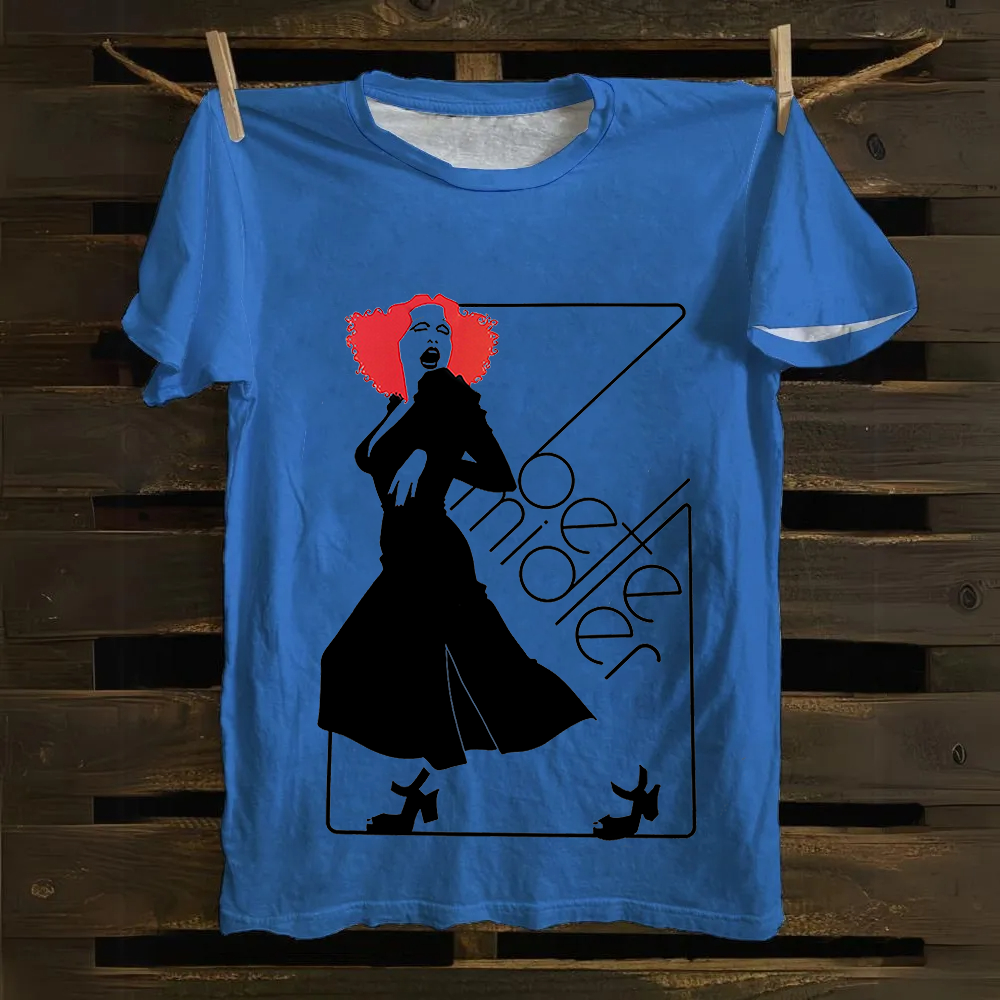 Bette Midler Singer Vintage Cotton T-Shirt