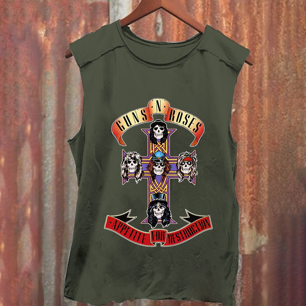 Unisex Vintage Guns N' Roses Tank Top