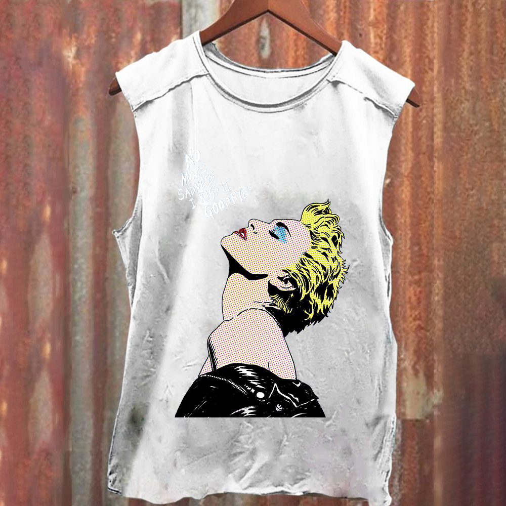 Listen to True Blue by Madonna Printed Top