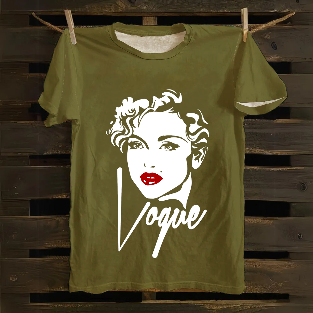 Vintage Cotton Madonna Vogue Cover T-Shirt