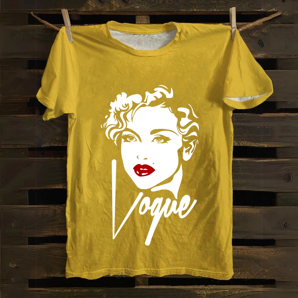 Vintage Cotton Madonna Vogue Cover T-Shirt
