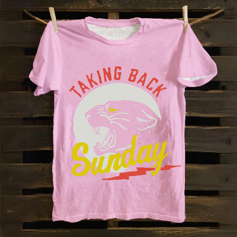 Unisex Vintage Taking Back Sunday Band Cotton T-Shirt