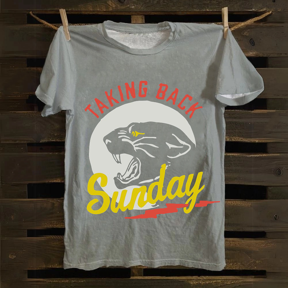 Unisex Vintage Taking Back Sunday Band Cotton T-Shirt