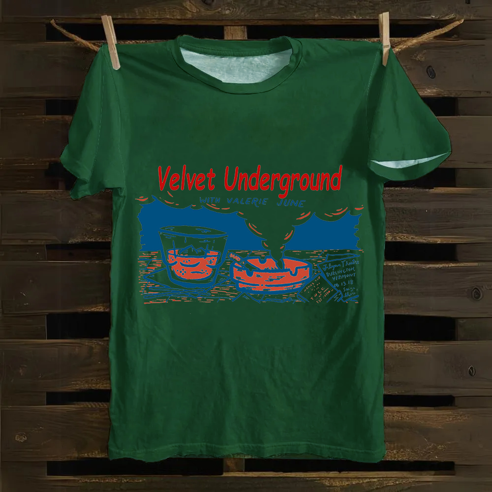 Unisex The Velvet Underground Band Cotton T-Shirt