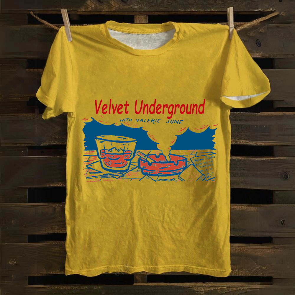 Unisex The Velvet Underground Band Cotton T-Shirt