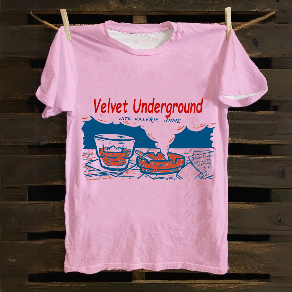 Unisex The Velvet Underground Band Cotton T-Shirt