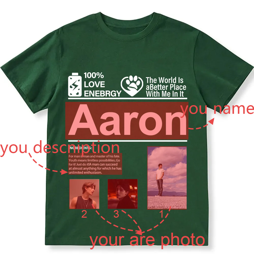 Design your own Photos clothing pattern Unisex Fit Cotton T-Shirt wearishow