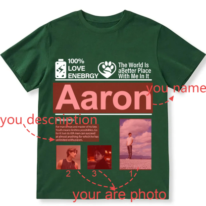 Design your own Photos clothing pattern Unisex Fit Cotton T-Shirt wearishow