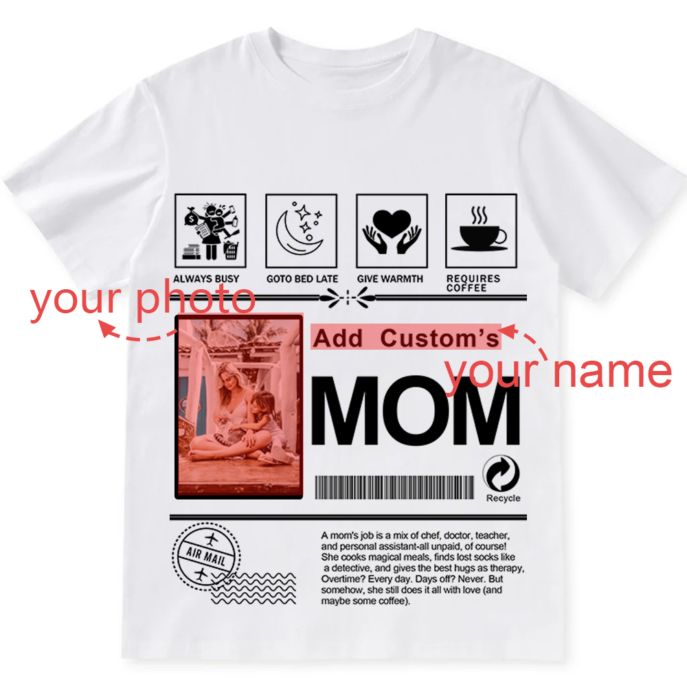 MOM Custom Unisex Fit Cotton T-Shirt wearishow