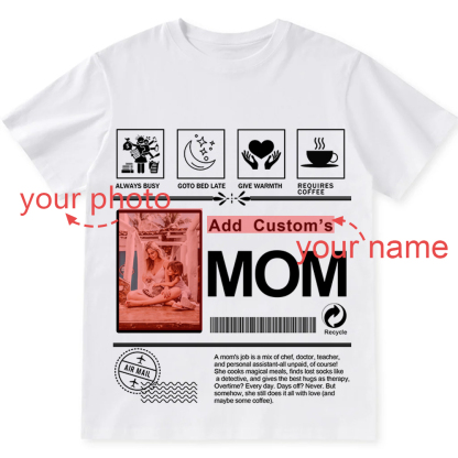 MOM Custom Unisex Fit Cotton T-Shirt wearishow