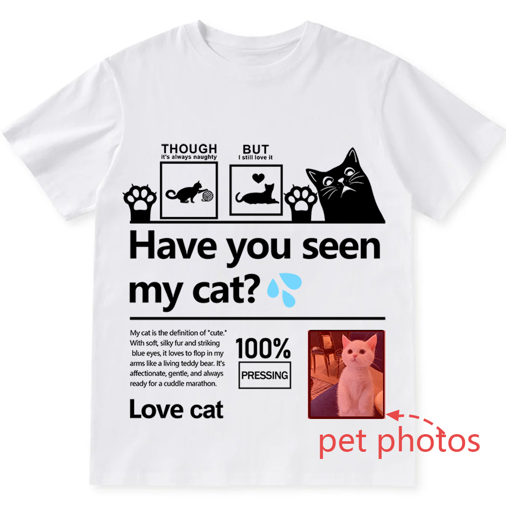 Cat Trick Customized Unisex Fit Cotton T-Shirt wearishow