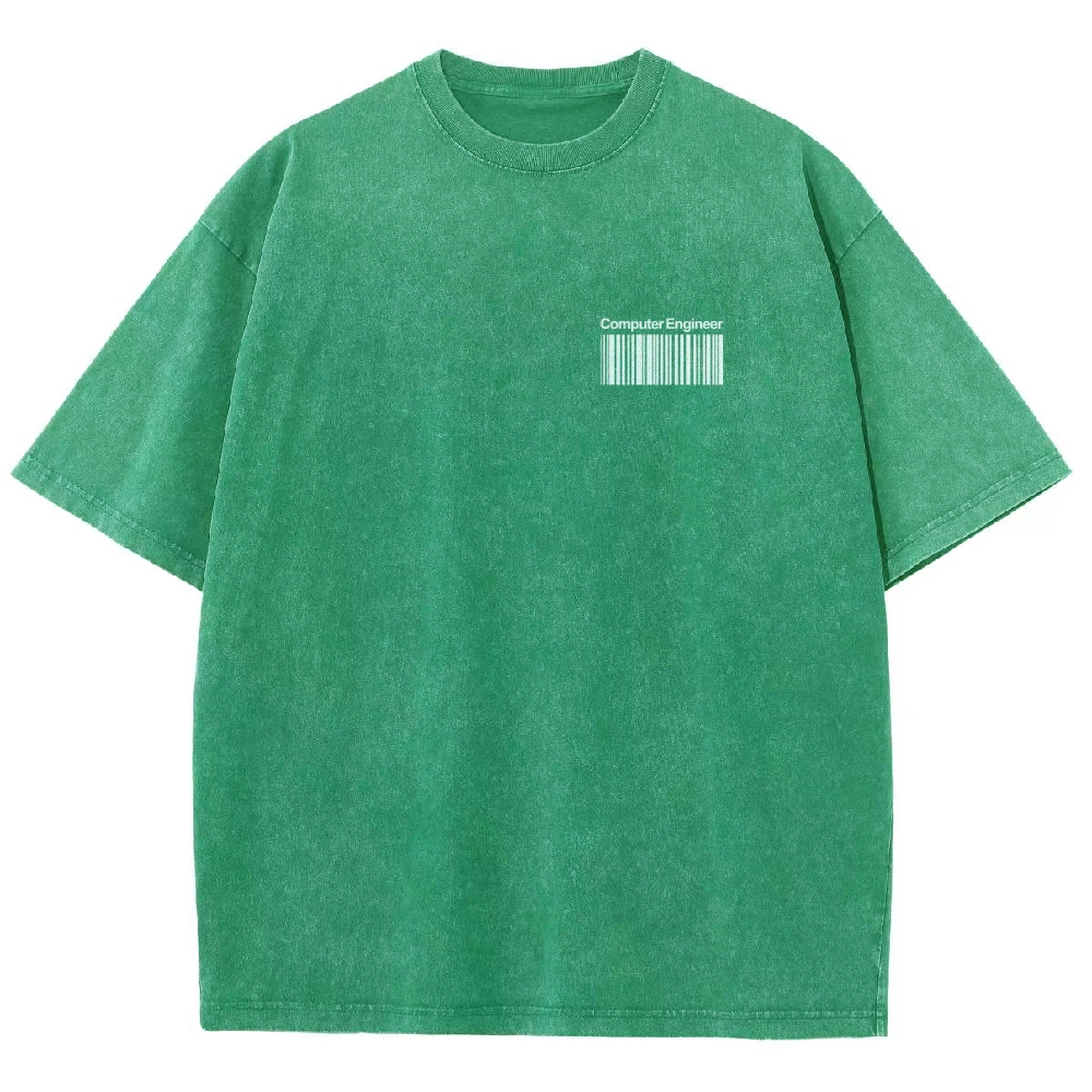 Computer Engineer Unisex Fit Washed T-Shirt