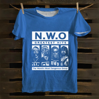 WCW NWO - Classic New World Order Cotton T-Shirt