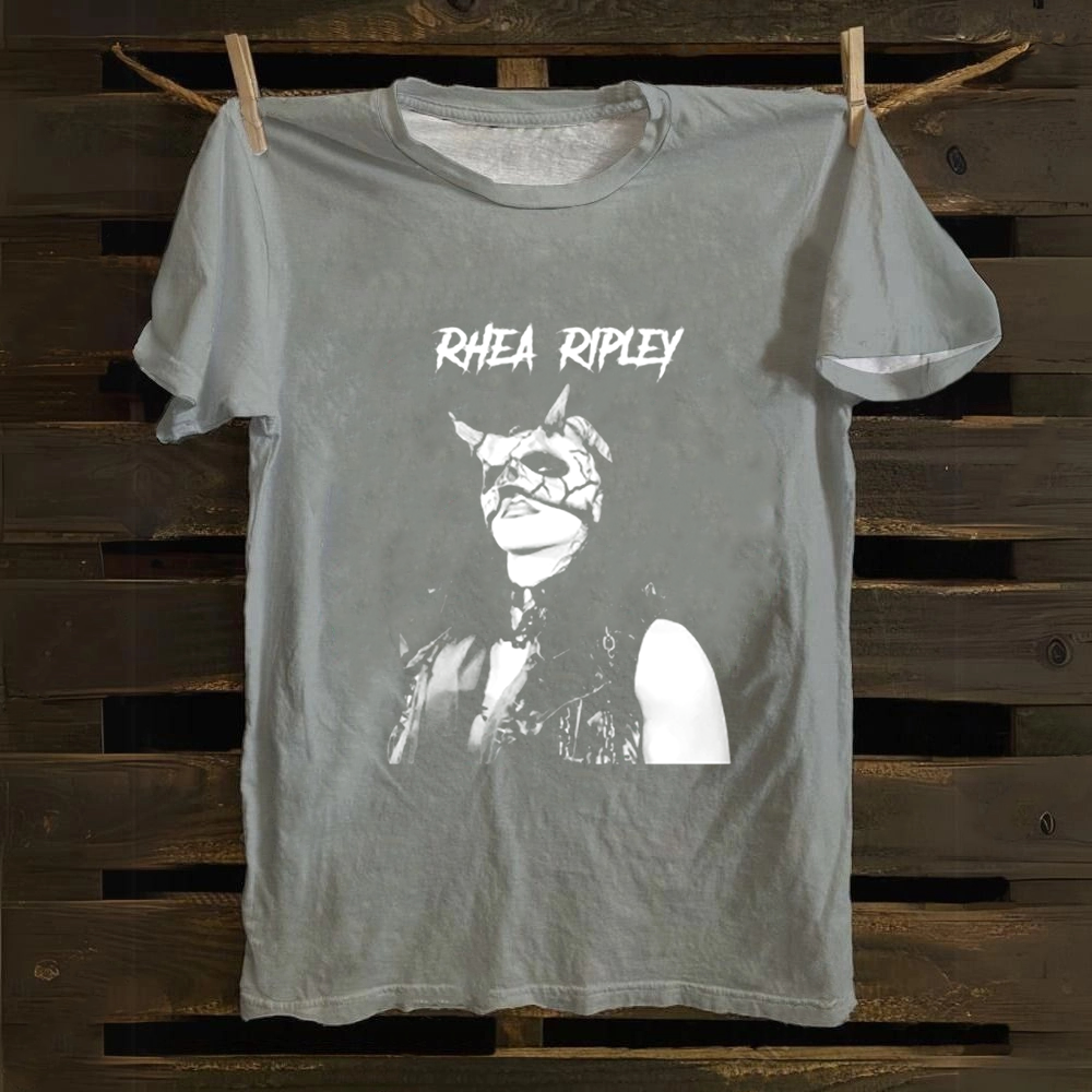 WWE Rhea Ripley The Mask Cotton T-Shirt