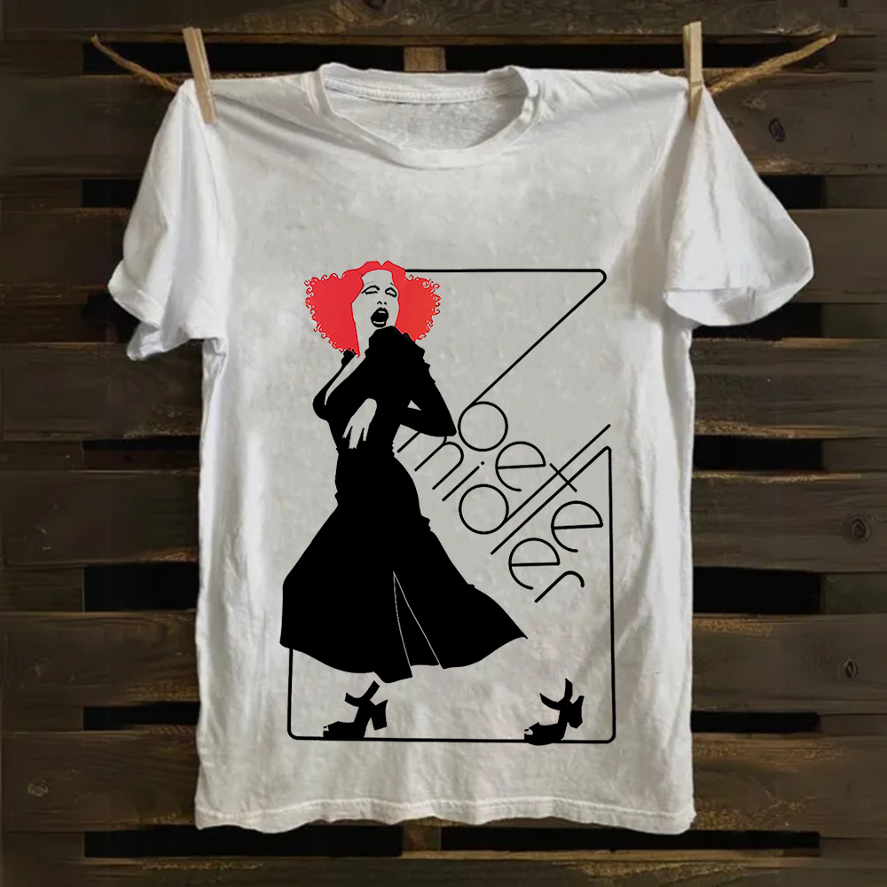 Bette Midler Singer Vintage Cotton T-Shirt