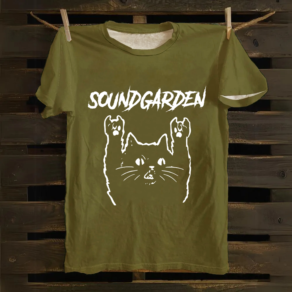 Unisex Vintage  Soundgarden Band  Cotton T-Shirt