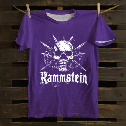 Rammstein Rock Band Vintage cotton T-Shirt