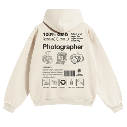 Photographer Solid Color Hoodie