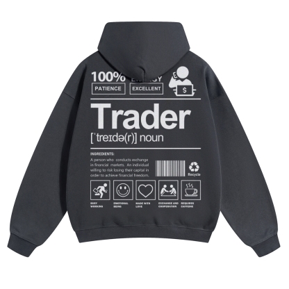 Trader Solid Color Hoodie