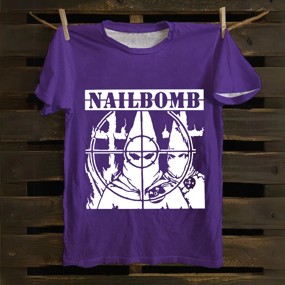 Nailbomb Band Klan Hunter Vintage Cotton T-Shirt