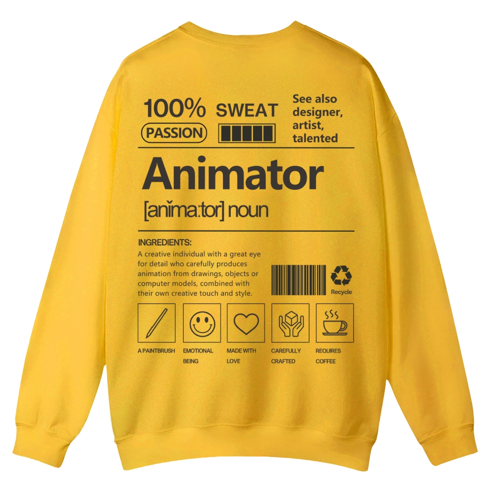 Animator Casual Crewneck Sweatshirt