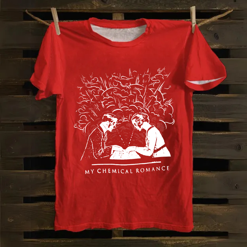 Unisex Vintage My chemical romance Band Cotton T-Shirt