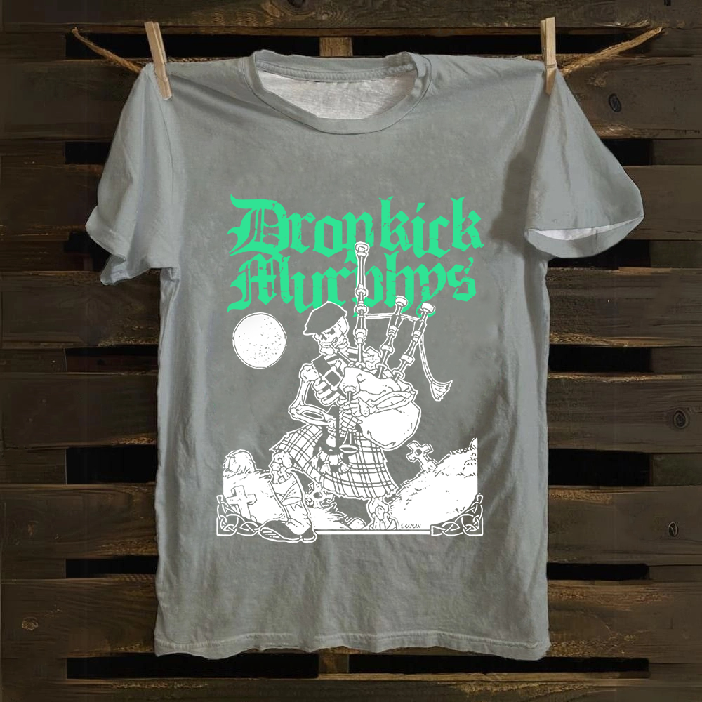 Unisex Vintage Dropkick Murphys Band Cotton T-Shirt