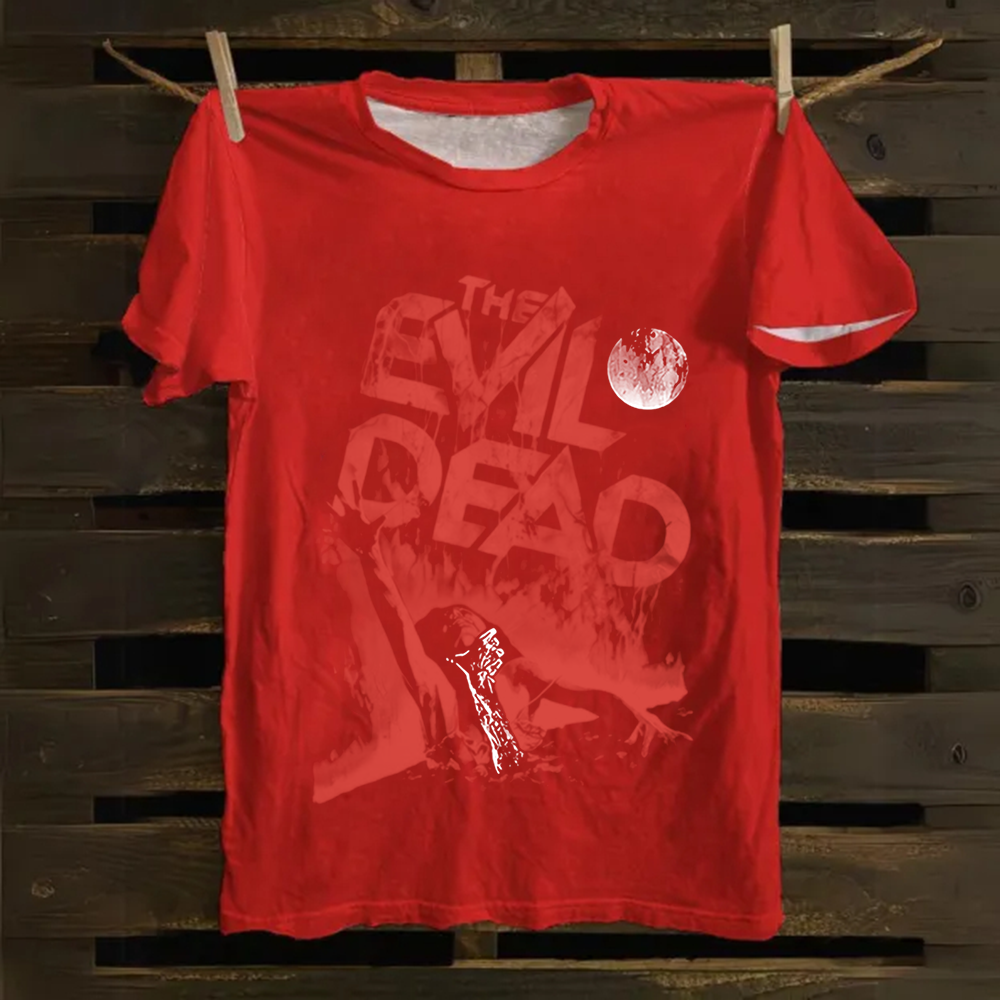 Unisex Vintage Evil Dead Cotton T-Shirt