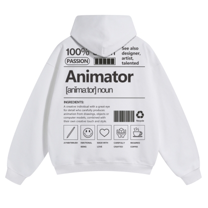 Animator Solid Color Hoodie