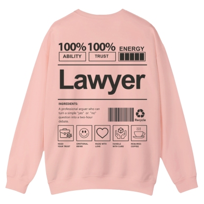 Lawyer Casual Crewneck Sweatshirt