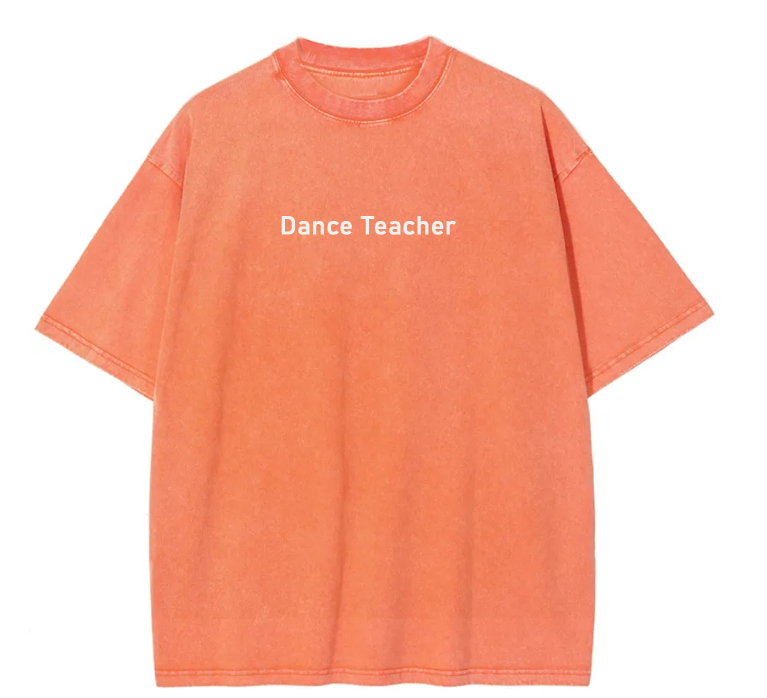 Dance Teacher Unisex Fit Washed T-Shirt wearishow