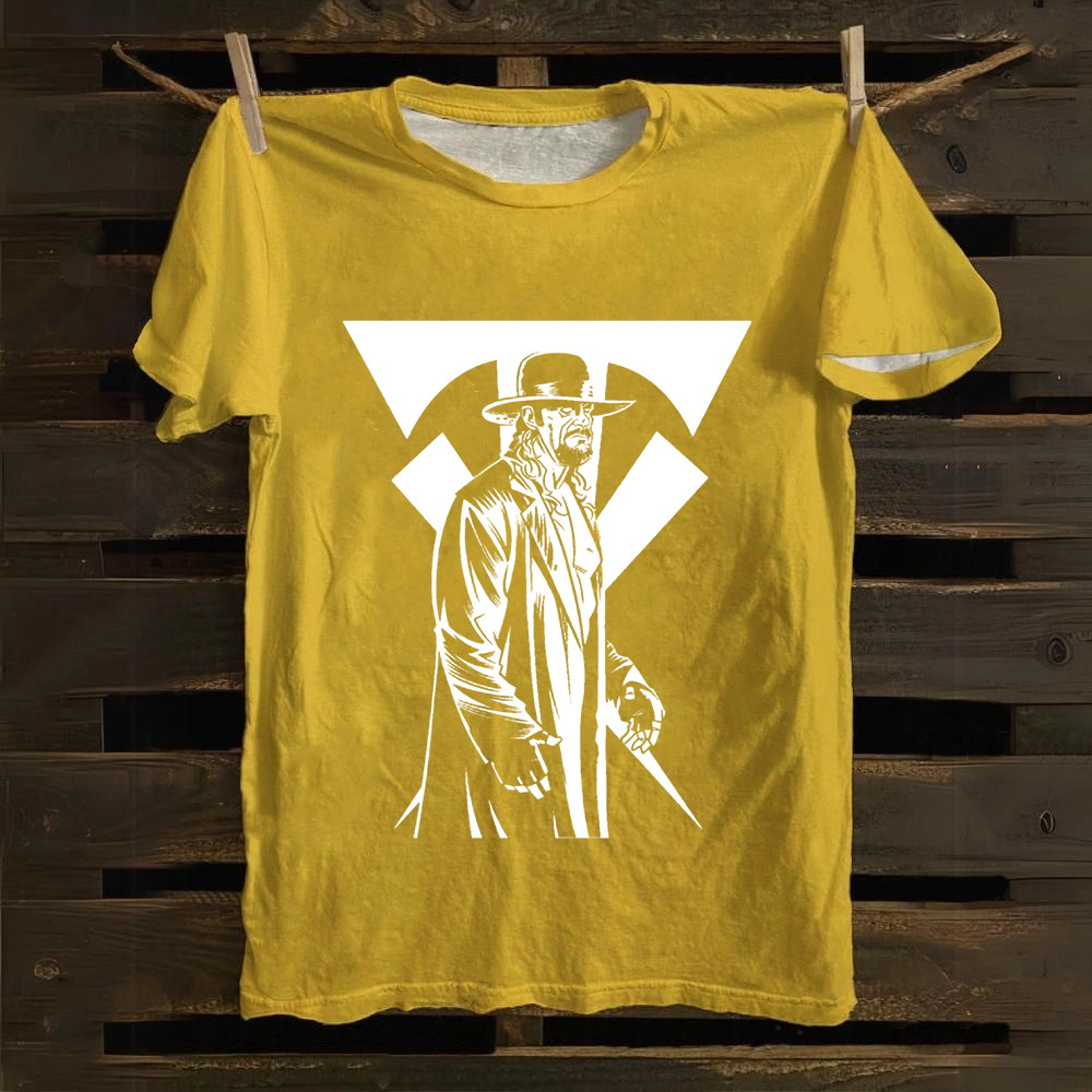 Unisex Vintage Wrestling The Undertaker Cotton T-Shirt