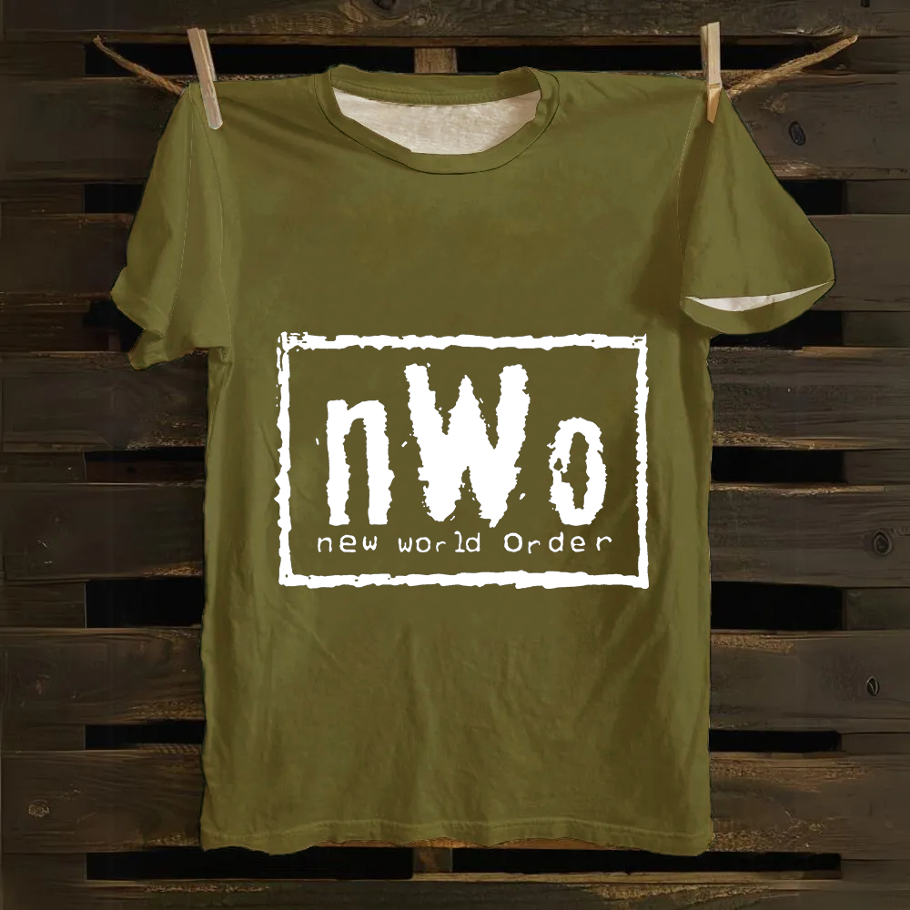 Wrestling  Cotton Nwo New World Order WWE T-Shirt