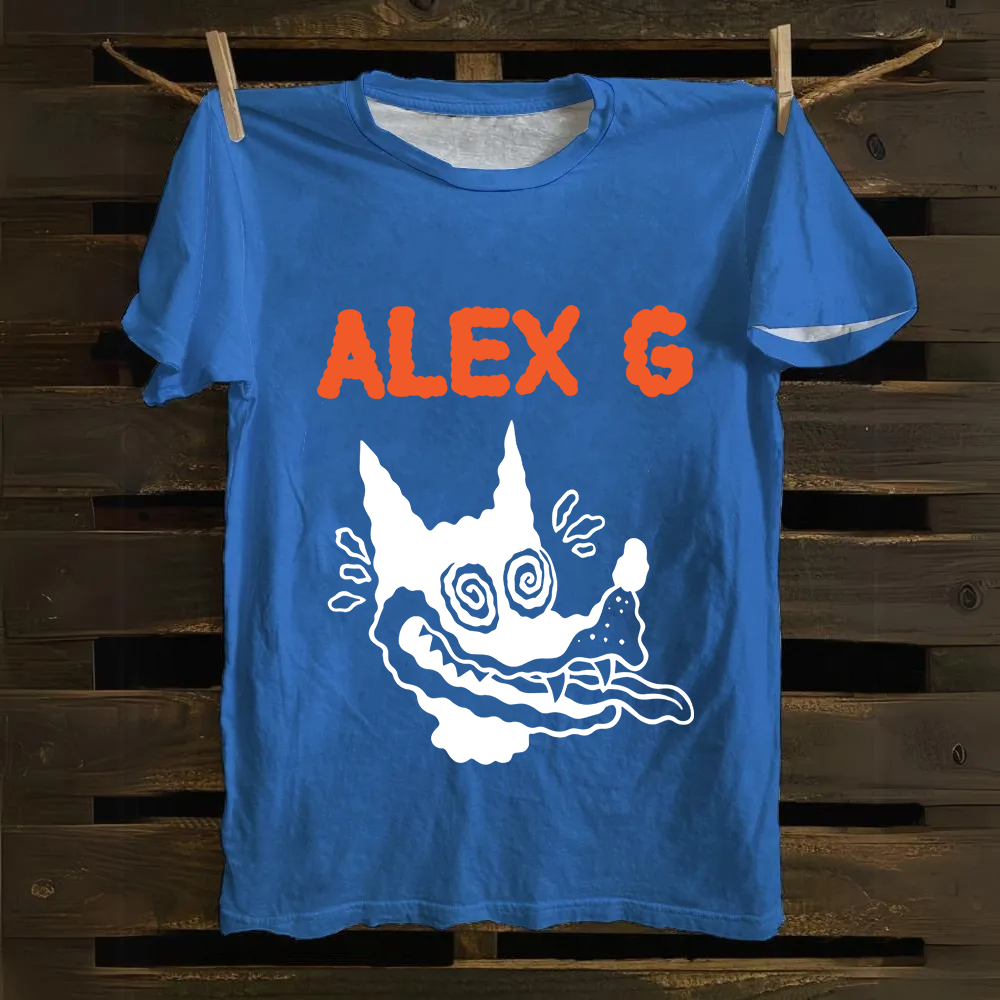 Unisex Vintage Alex G Musician Cotton T-Shirt