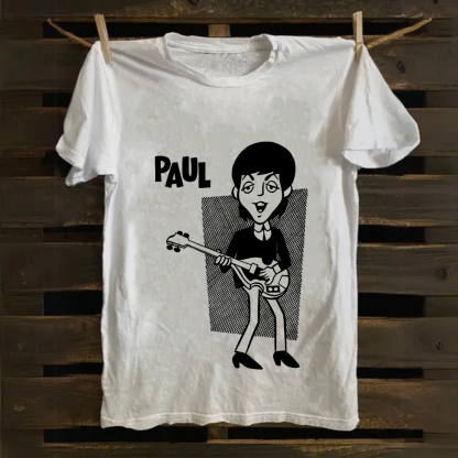 Paul McCartney Musicians Cotton T-Shirt
